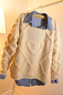 fashion girl's shirt and sweater