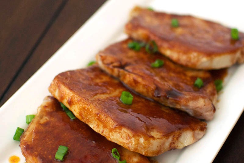 Baked by Paige easy brown sugar pork chops
