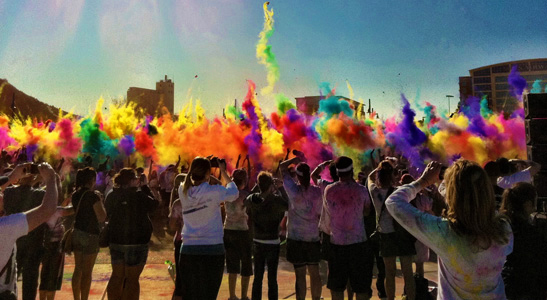 Raindrops on Wednesday: The Color Run