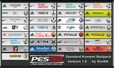 PES 2013 Ballpack v1.0 by Ron69 PES 2013 Ballpack v1.0 by Ron69