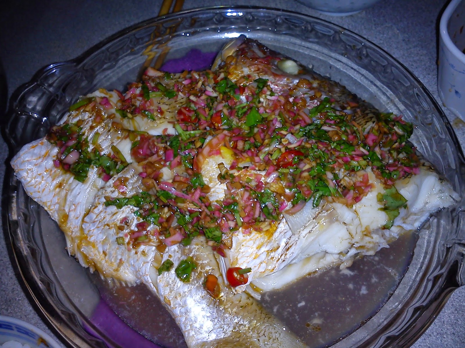Cooking Pleasure Steamed Fish With Ginger Bud Dipping Sauce