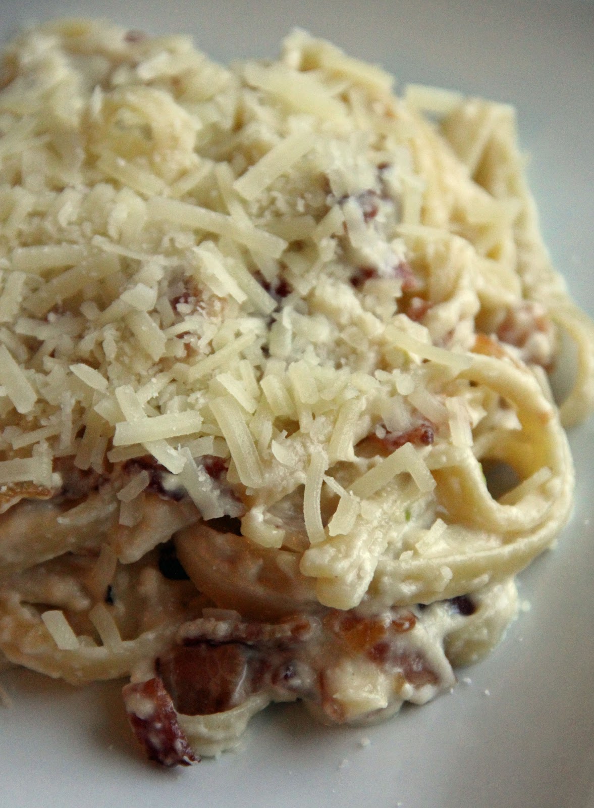Jo and Sue Pasta Carbonara For One