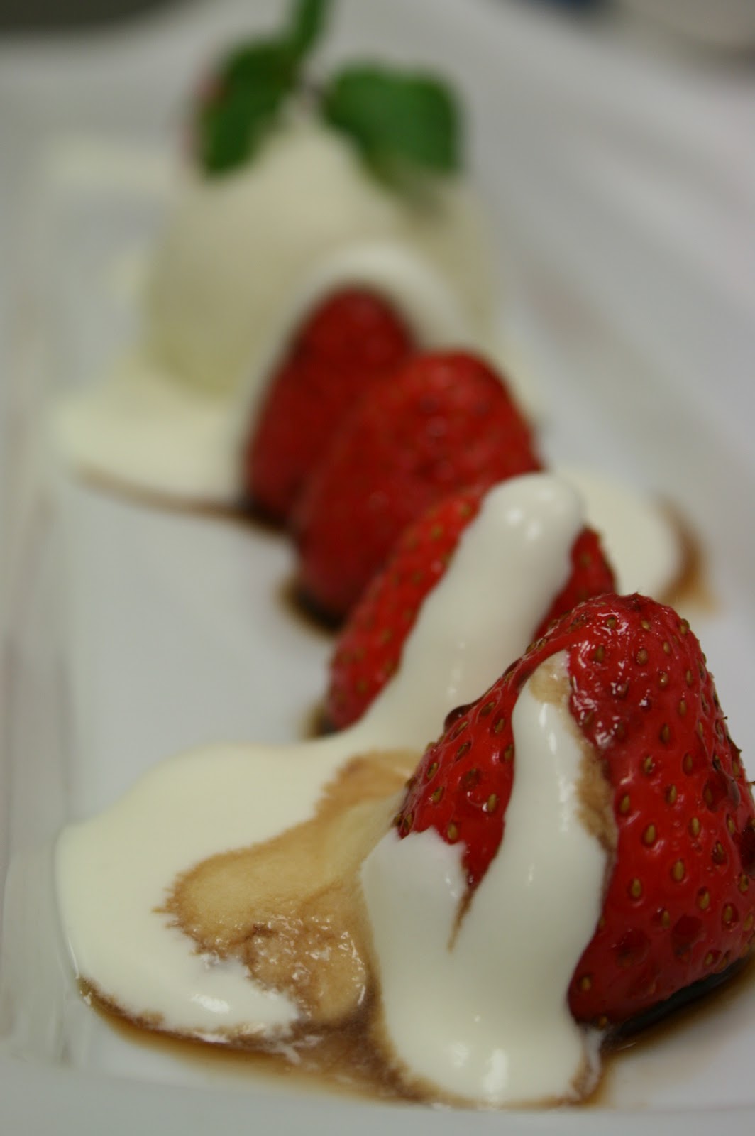 Country Gourmet Traveler Balsamic Vinegar marinated Strawberries