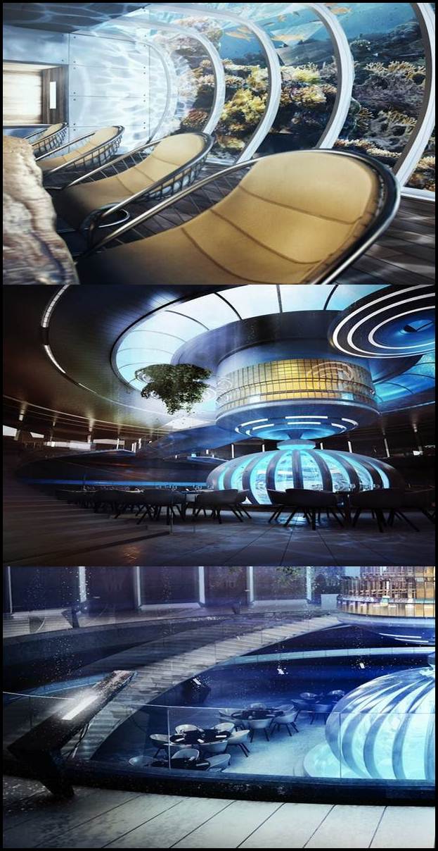 discus hotel futuristik di dasar laut dubai discus hotel futuristik di dasar laut dubai