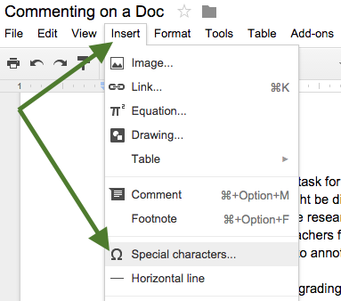 customize your feedback in google docs insert checkmark in google sheets