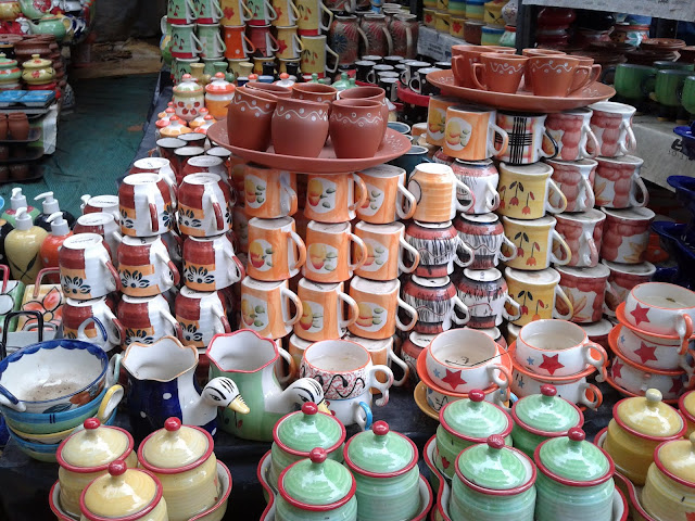Colorful Pottery on sale khurja pottery in Shilparamam