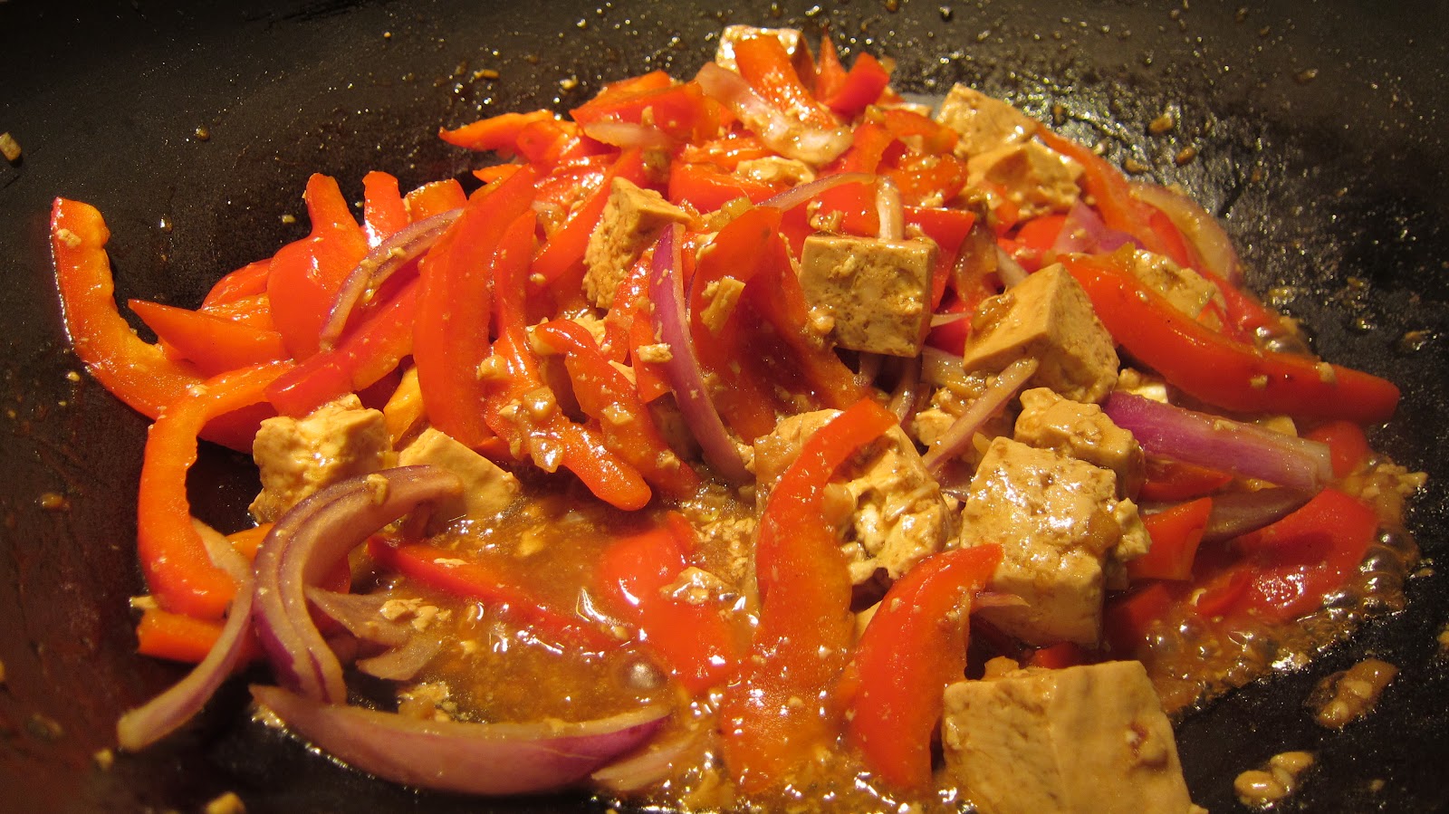 Mary's Kitchen Diaries Tofu and Rice Noodle Stirfry