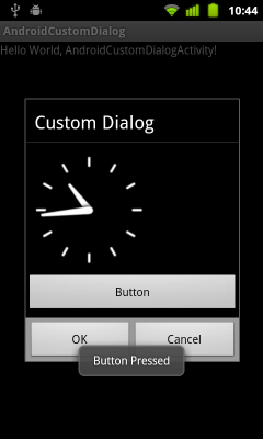 Create custom dialog using AlertDialog.Builder, by inflating XML