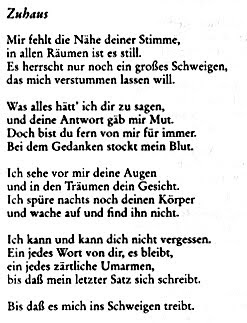 Lovepoemprojekt2011 Zuhaus Von Erik Neutsch Version I