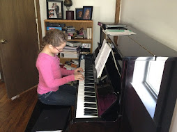 Baby Bear Playing the Piano