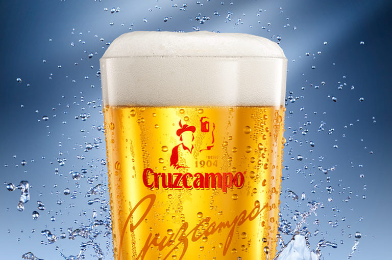 Cruzcampo helada