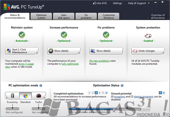 DytoBagas Software Crack: AVG PC TuneUp 2012 Full Patch