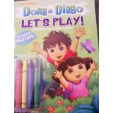 Dora &amp; Diego "Let's Play" Coloring And Activity Book (with Crayons) Lowest Price