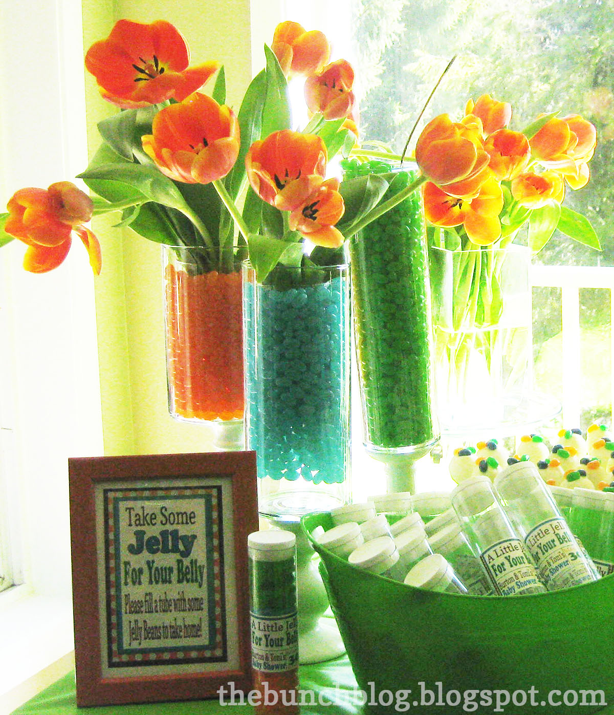 the bunch handcrafted.stylishly Little Jelly Bean" Baby Shower