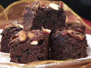 Cake Cranberry Almond Brownies