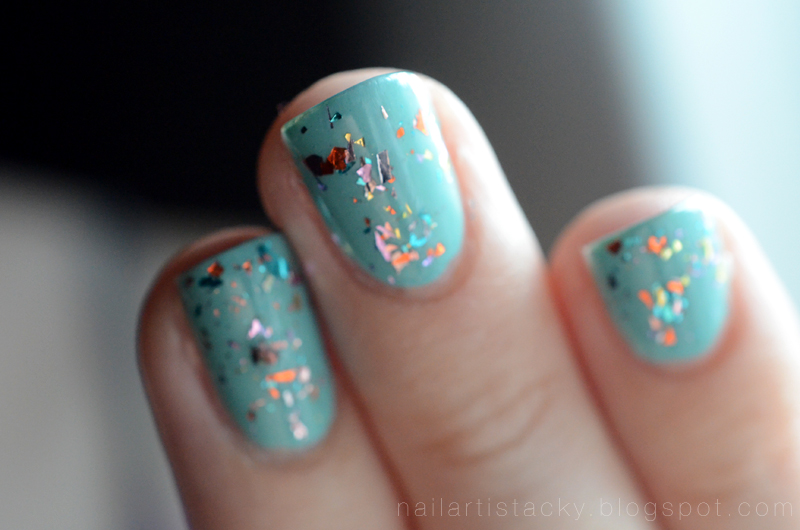 Nail Art Is Tacky Confetti Nails!
