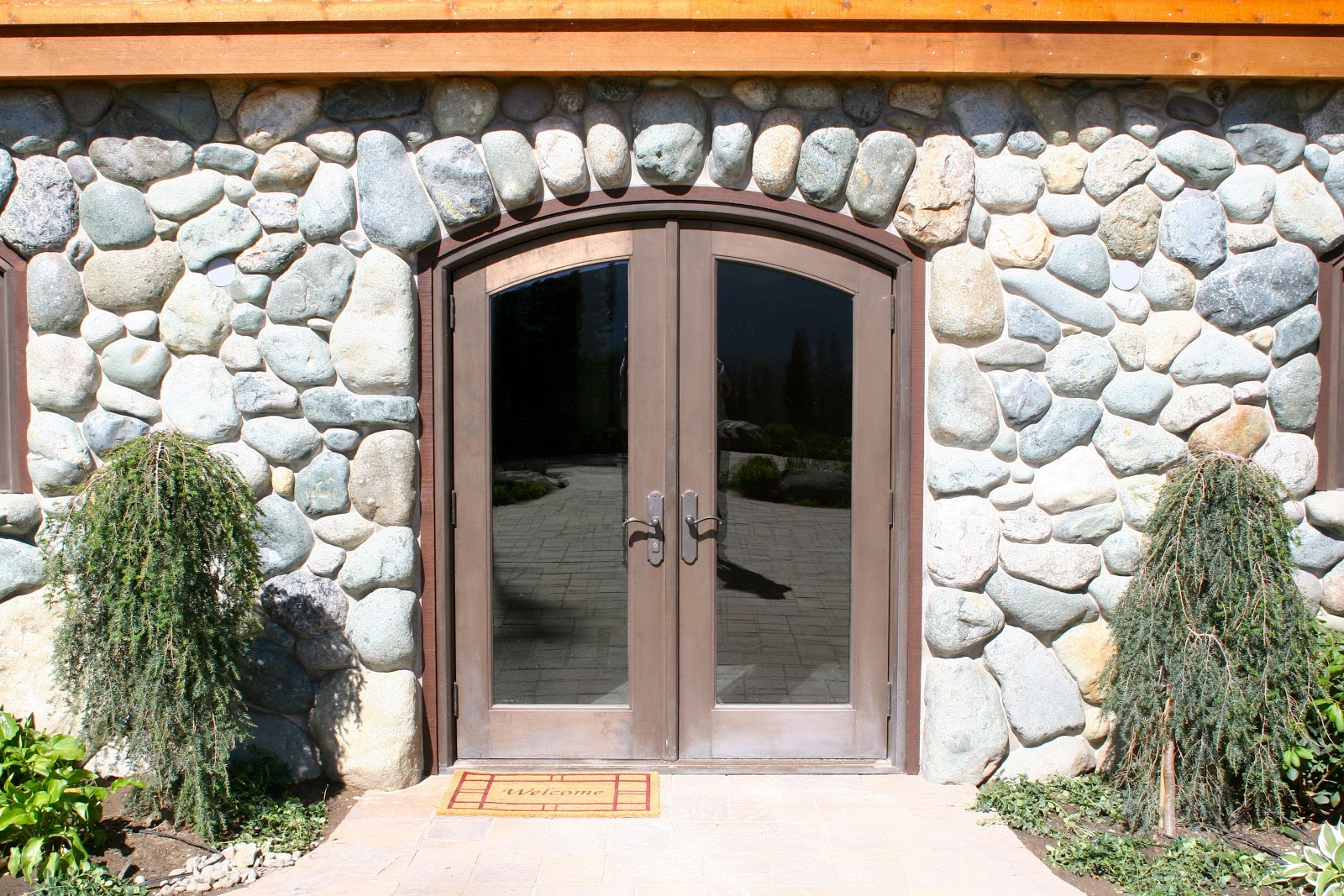 1067 #B26319 Copper Clad Arched Top Leaded Glass Custom Window save image Clad Doors 47571600