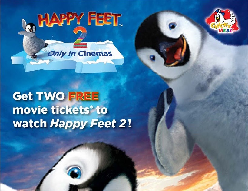 Be the first to grab 2x "Happy Feet 2" movie voucher with purchase of