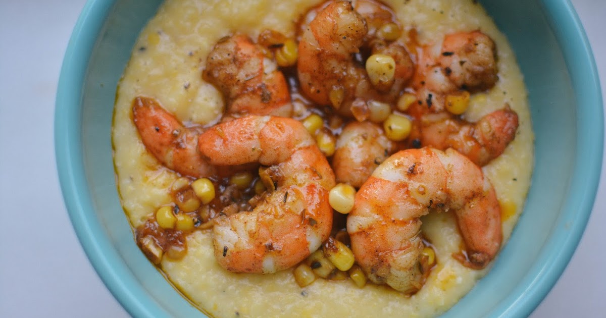 TOAST Shrimp with Fresh Corn Grits
