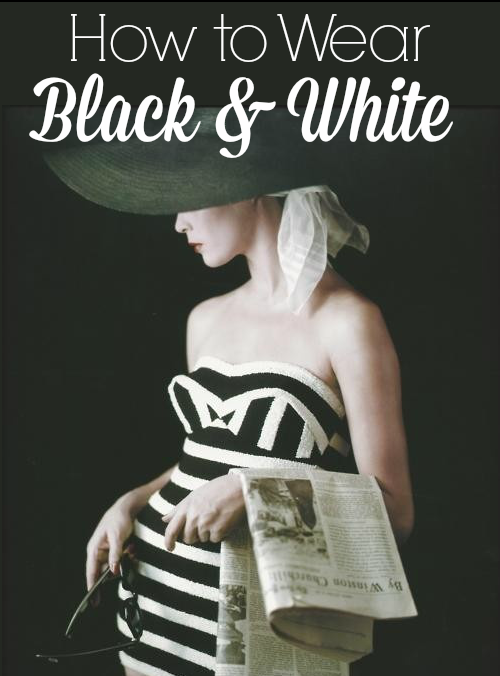 How To Wear Black and White / VaVoom Vintage Vintage Fashion, Hair Tutorials and DIY Style