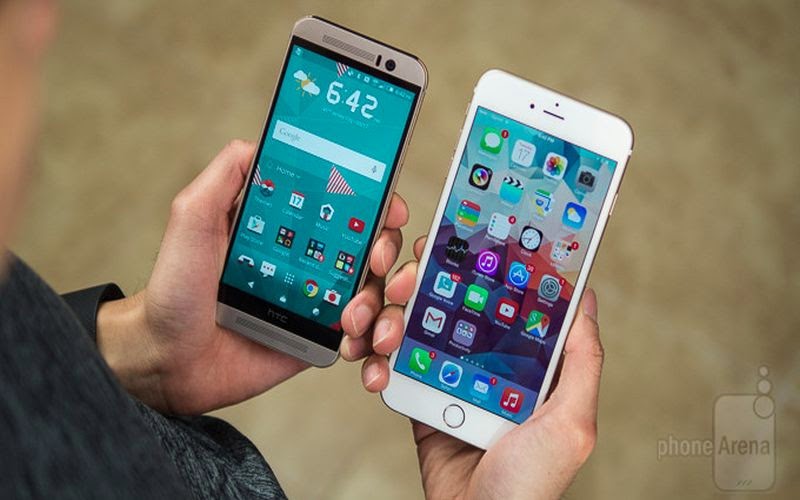Pertarungan Sengit One M9 vs iPhone 6 Plus Pertarungan Sengit One M9 vs iPhone 6 Plus