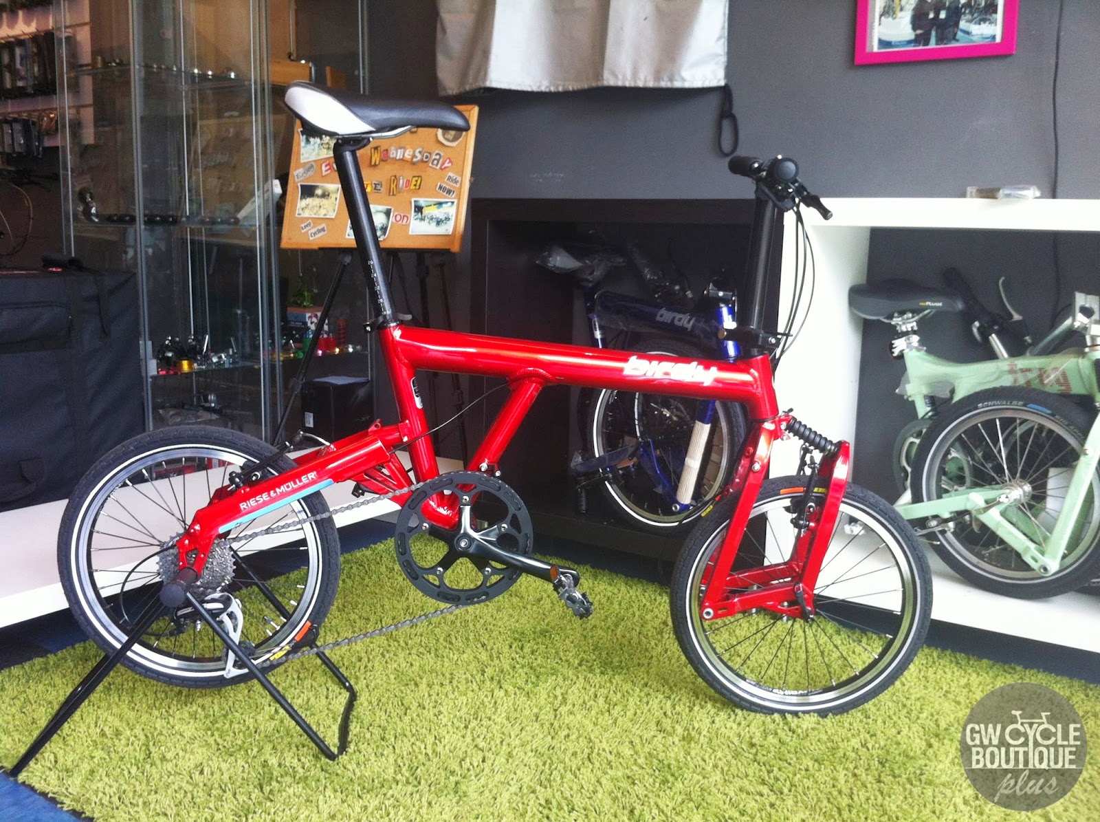 GW Cycle Boutique 18" Imported New Classic 8Speed Folding Bike ( Brand