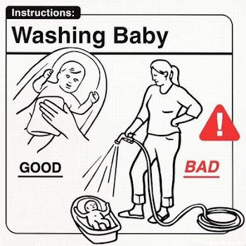 WASHING BABY