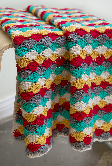 tangled happy: Beachcomber Baby Blanket