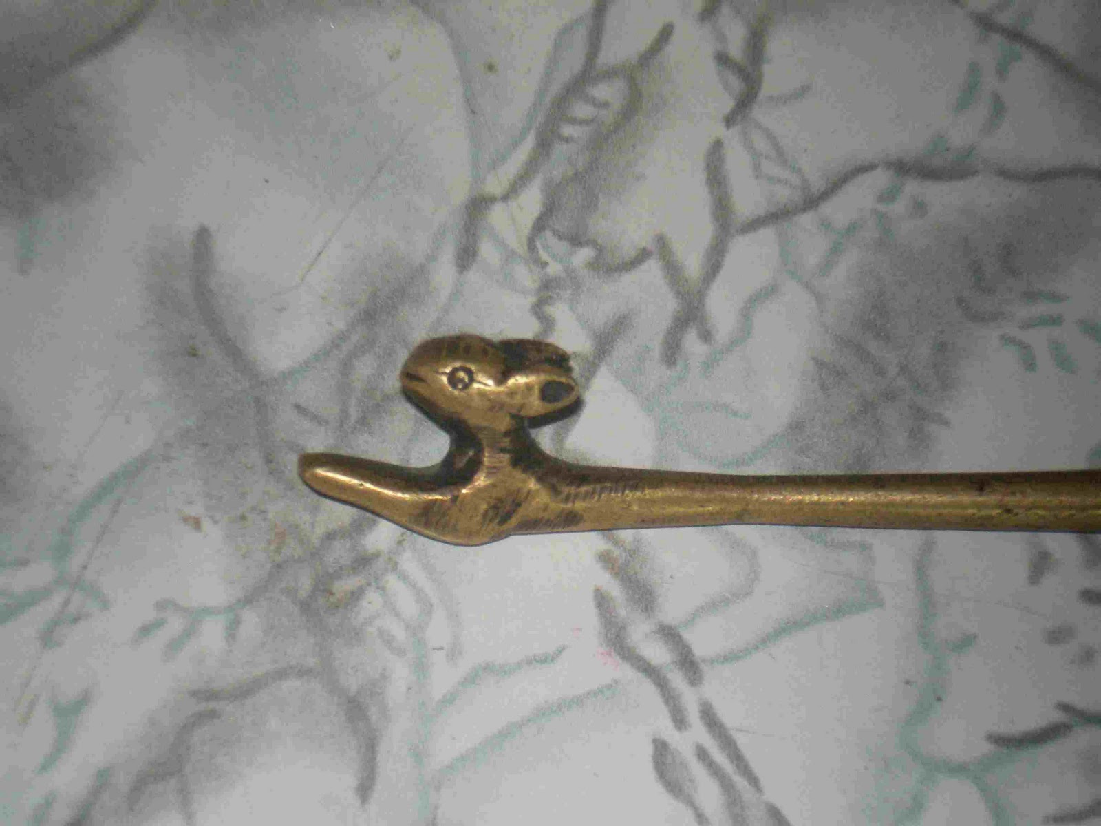 Antiques key collection from India Vintage Brass Back scratcher