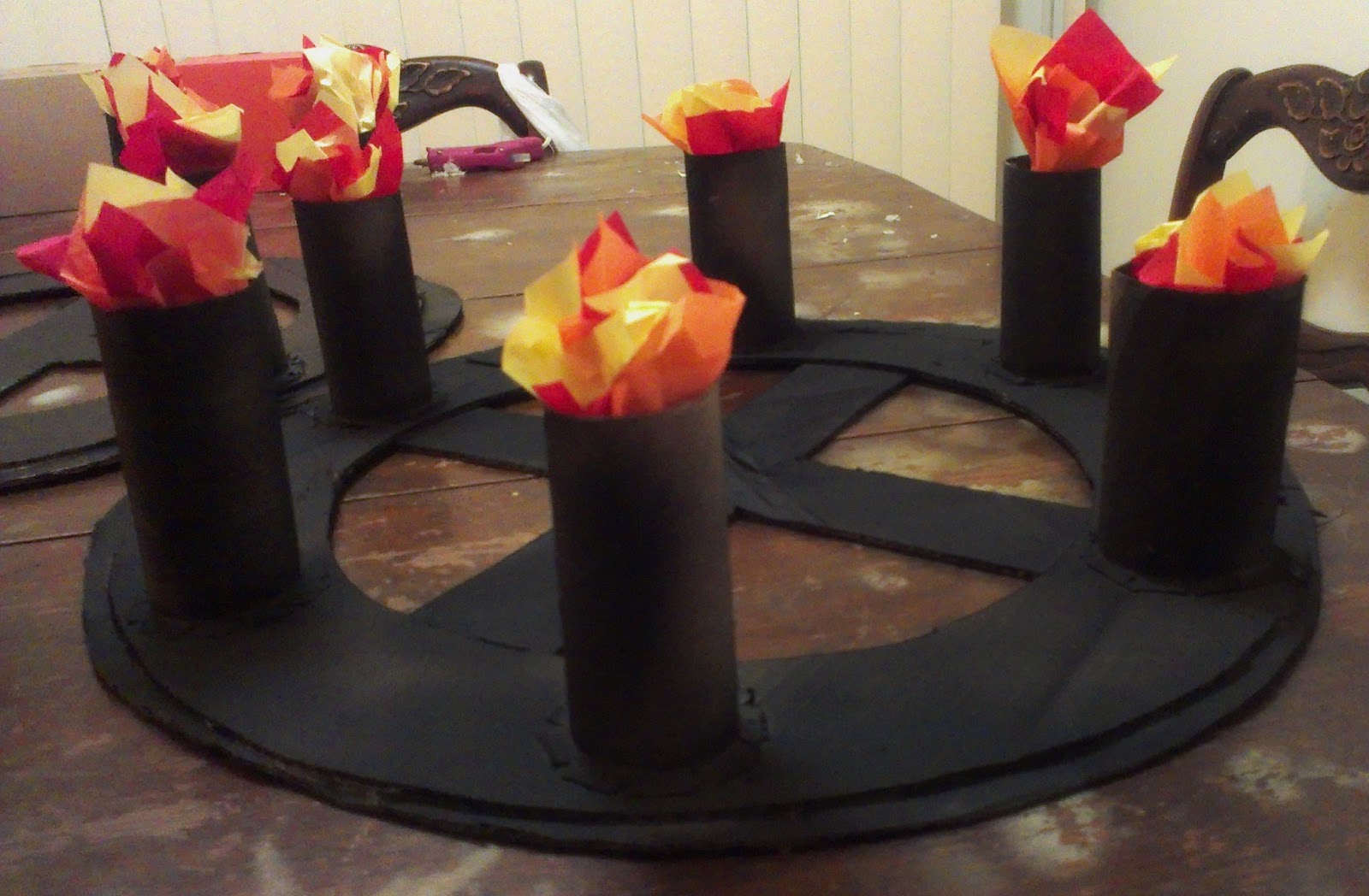 Menu Ideas for Busy Moms DIY Medieval Torches, Chandeliers, and Banners