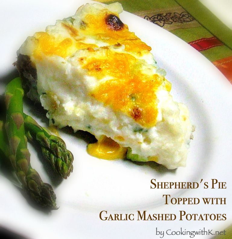cooking with k shepherd s pie with garlic mash potatoes aka hamburger pie in our family cooking with k shepherd s pie with garlic mash potatoes aka hamburger pie in our family