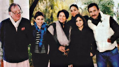 Kareena Kapoor with Saif Ali Khan (Pataudi) Family-Rare Pics