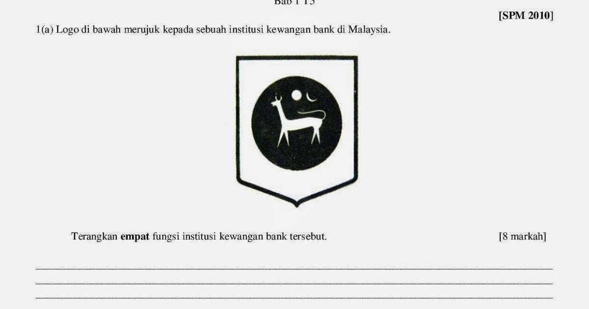 GC Ekonomi Asas Soalan SPM Tahun Lepas Ekonomi Asas Tingkatan 5  Bab 1