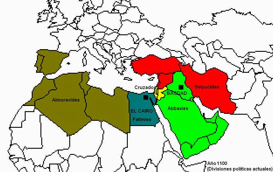 Geografía Política Estados Árabes 1100