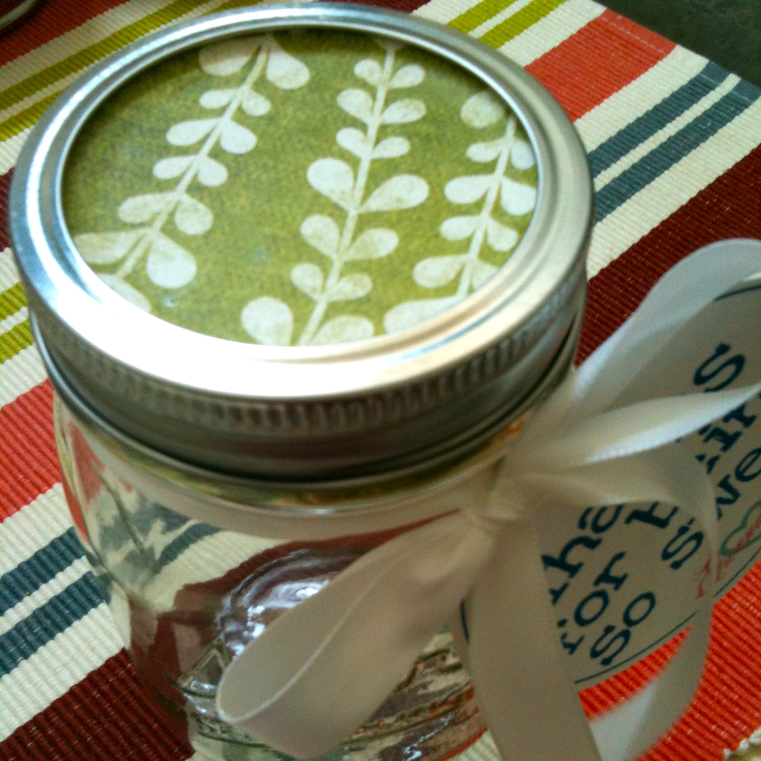 Taylor and Gwendolyn Mason Jar Thank You Gift {DIY}