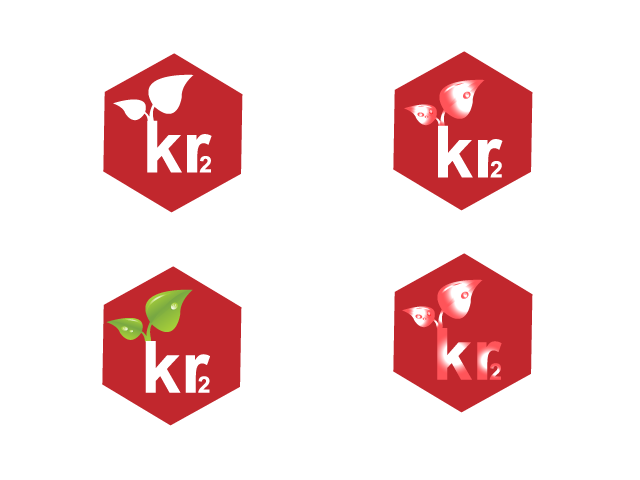 KR2 Leaf Logos