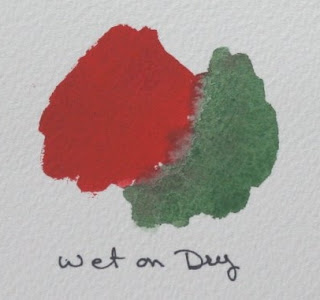 watercolor brush dry wet paper paint strokes classes edges when so
