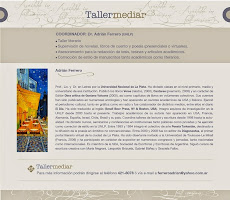 TallerMediar/ Coordina: Dr. en Letras Adrián Ferrero