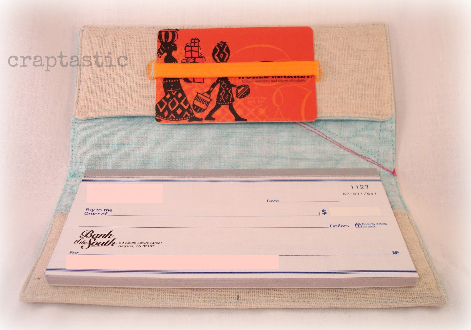 CRAPTASTIC Checkbook Cover and New Favorite Photo Editing Site!