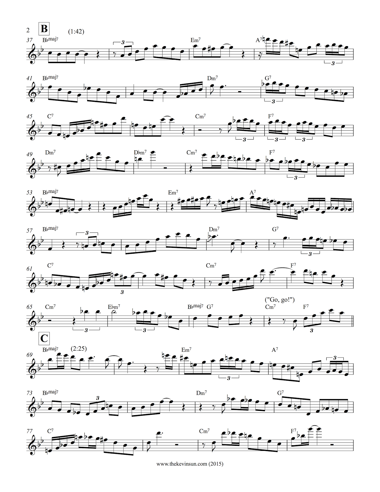 Charlie Parker on "Groovin' High"