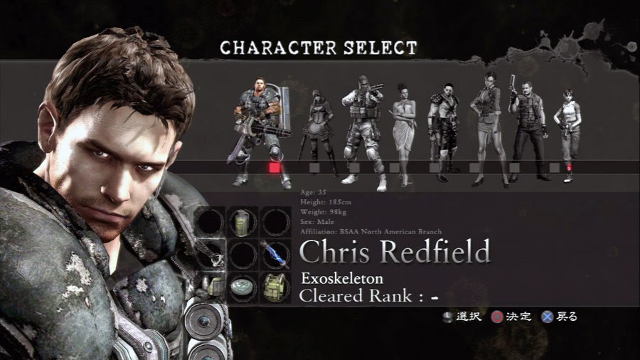 The Mercenaries - Resident Evil 5 - TODOS OS PERSONAGENS 