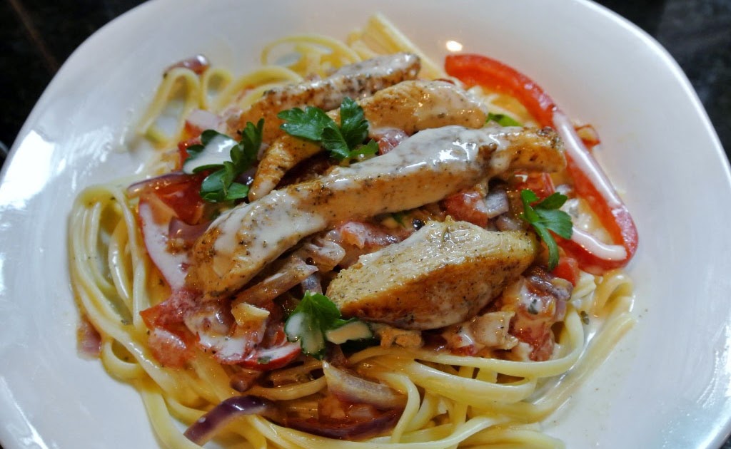 Mom, What's For Dinner? Cajun Chicken Pasta (gluten free)