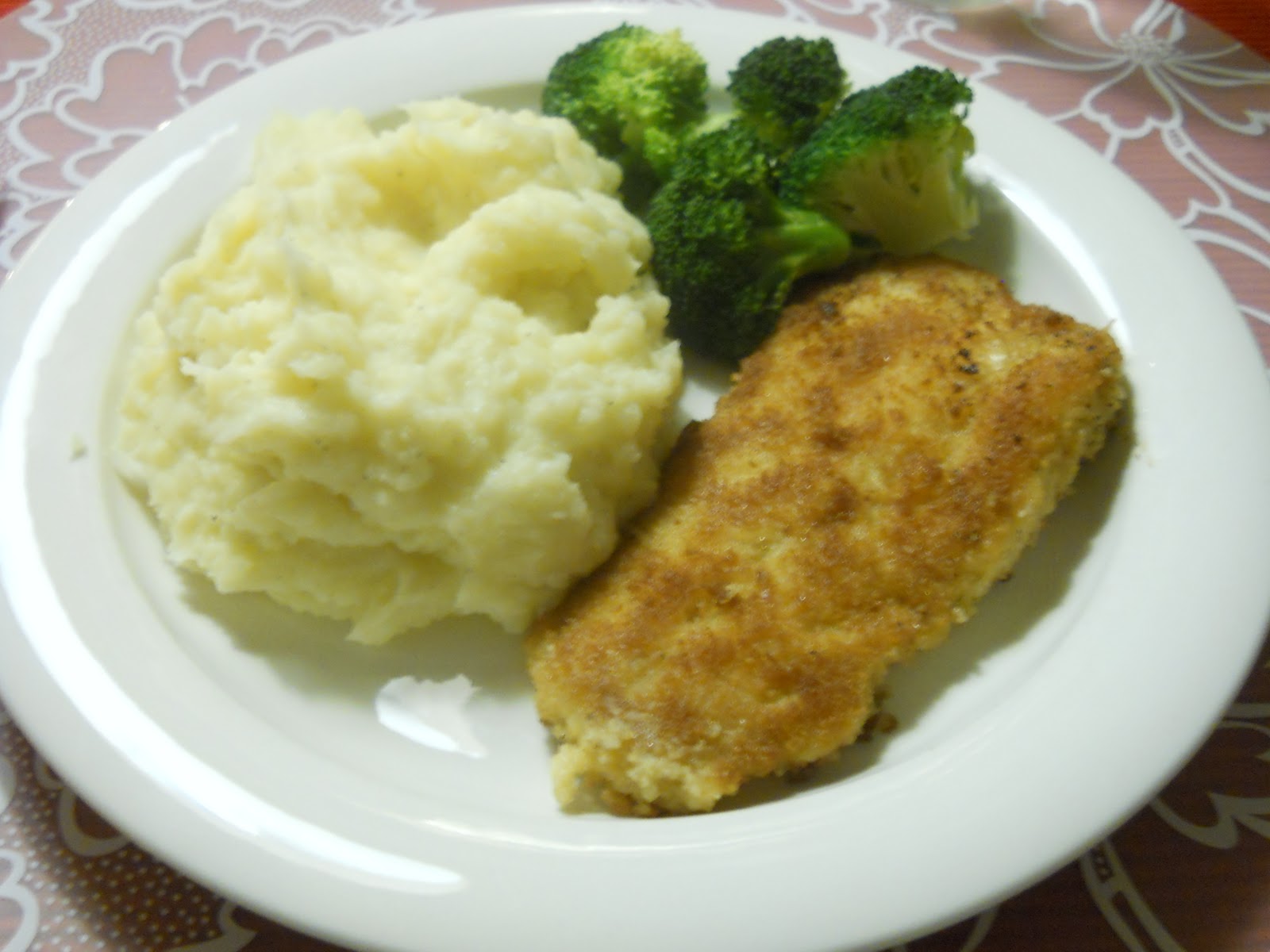 International Cooking Swedish breaded fish filet and mashed potatoes