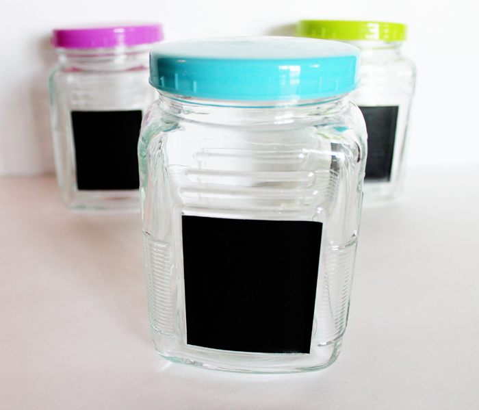 DIY Chalkboard Storage Jars by SewCal Mama Unblushing