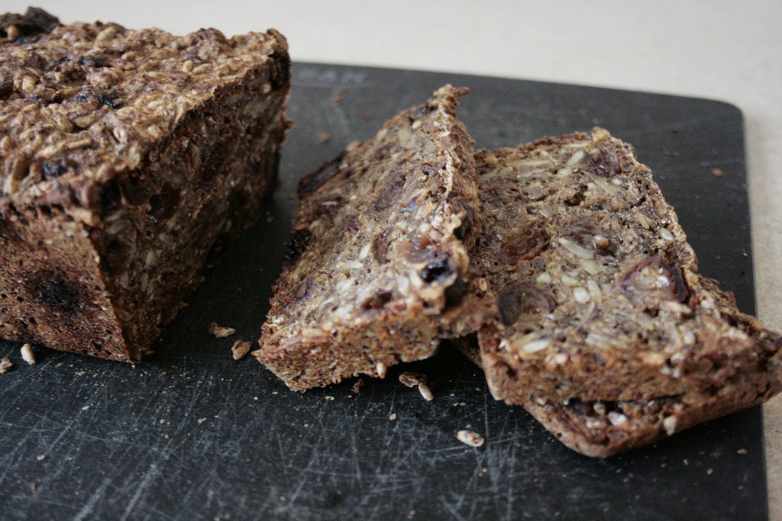 our carlson life milling mondays danish rye bread with dried fruit, seeds and nuts