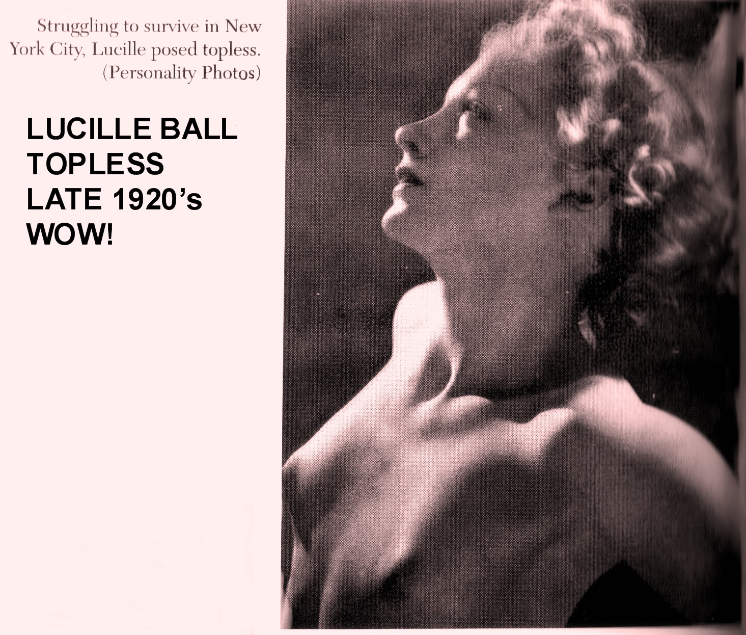 Photo nude lucille ball Lucille Ball's