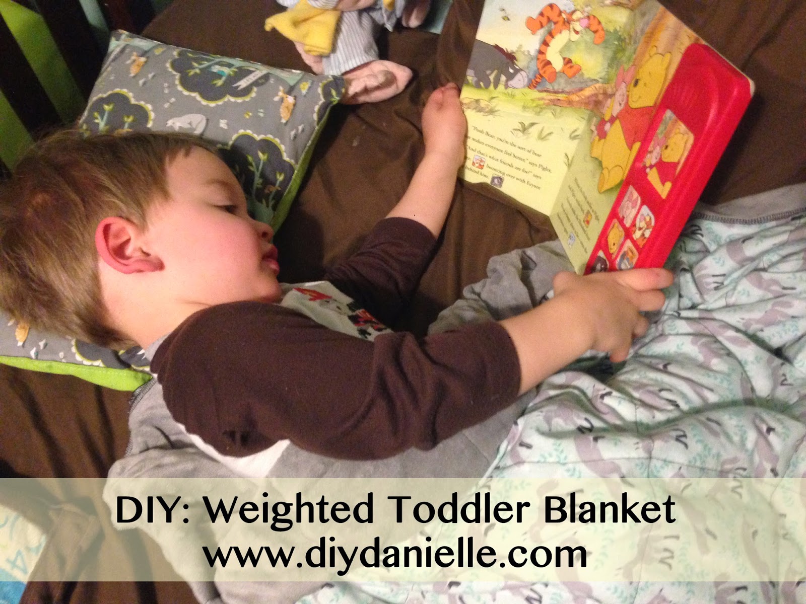 Upgrading Blanket to a Weighted Blanket | DIY Danielle