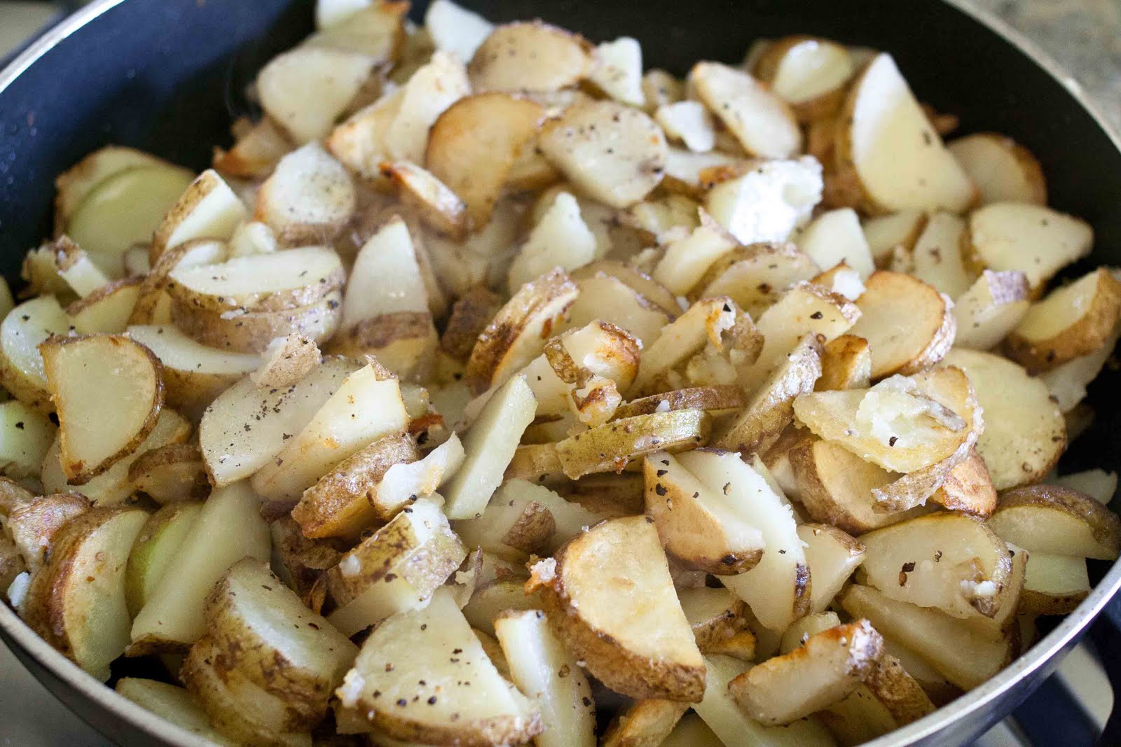 FOODjimoto Trout Hash with Leeks & Dill