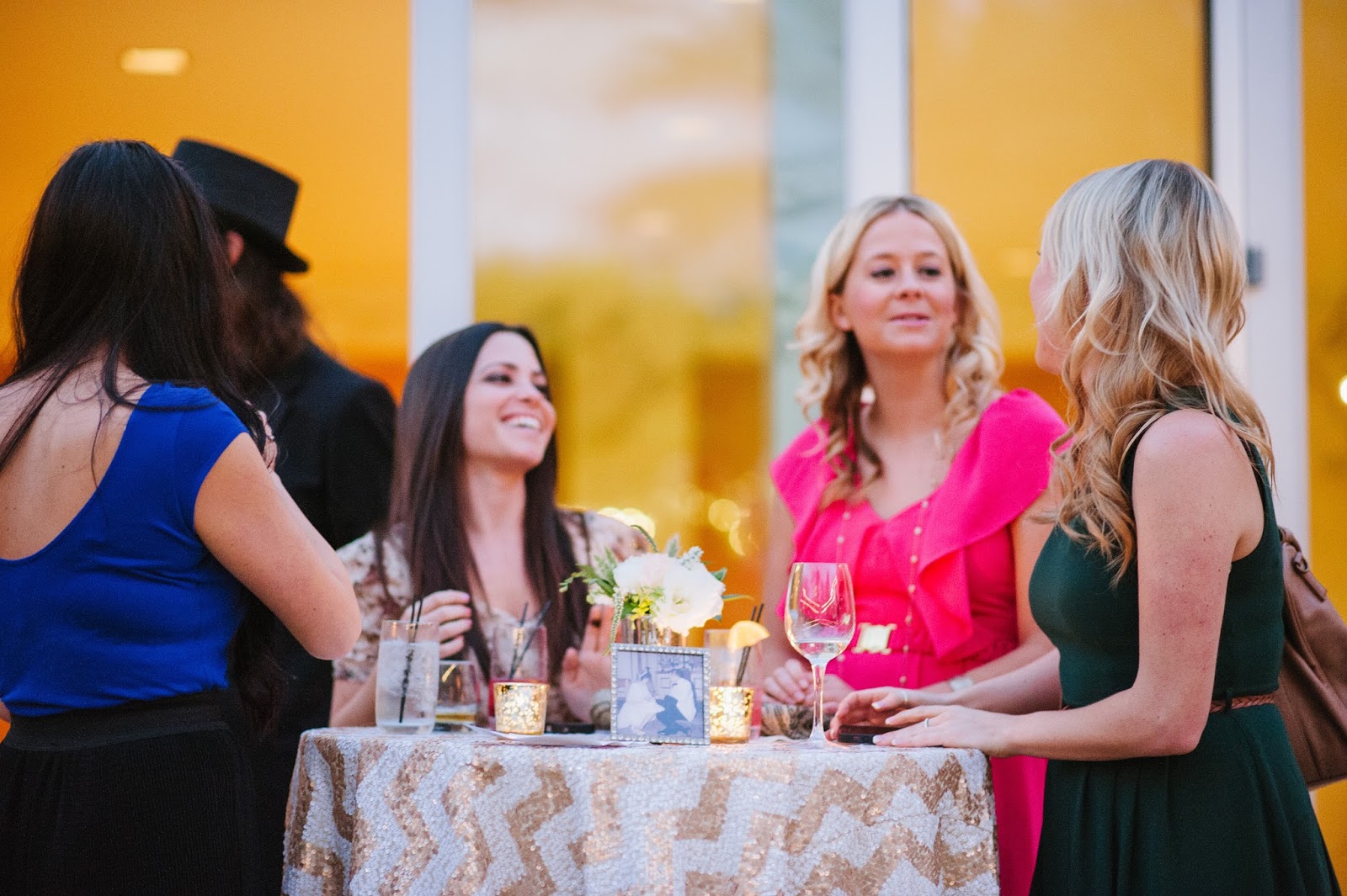 FOR THE LOVE OF GOLD our wedding cocktail hour