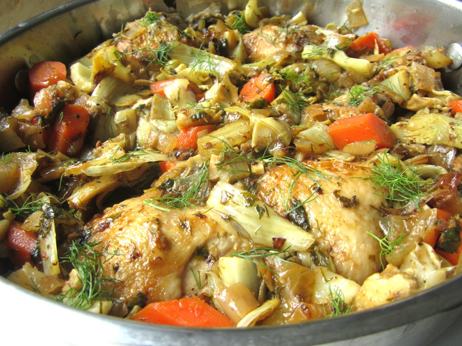 Chicken Tagine w/ Spring Vegetables